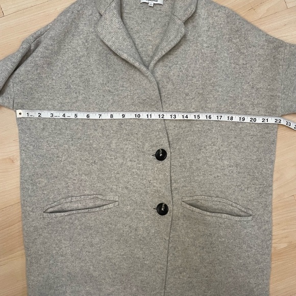 Madewell Women’s Knit Oversized Cardigan Sweater Button  Thick Gray Size Small - Picture 6 of 7